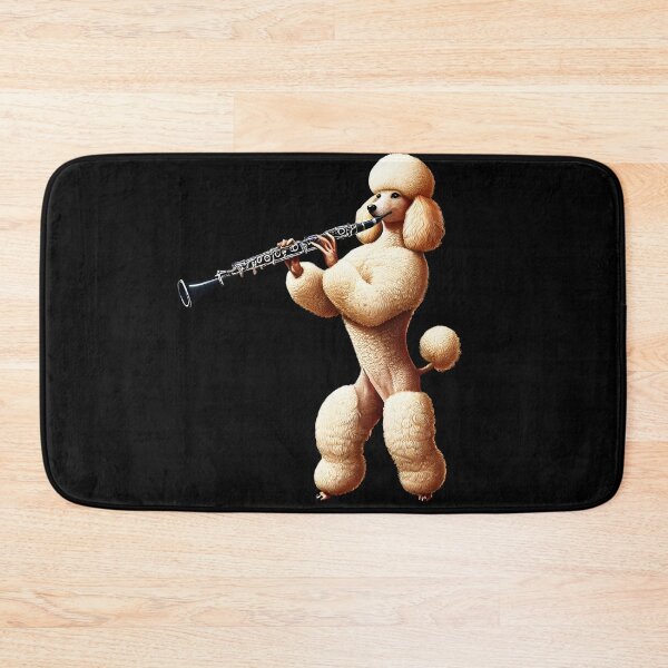 Item preview, Poodle Playing Oboe Player Dog Lover designed and sold by Kimberley King Art  King Art.