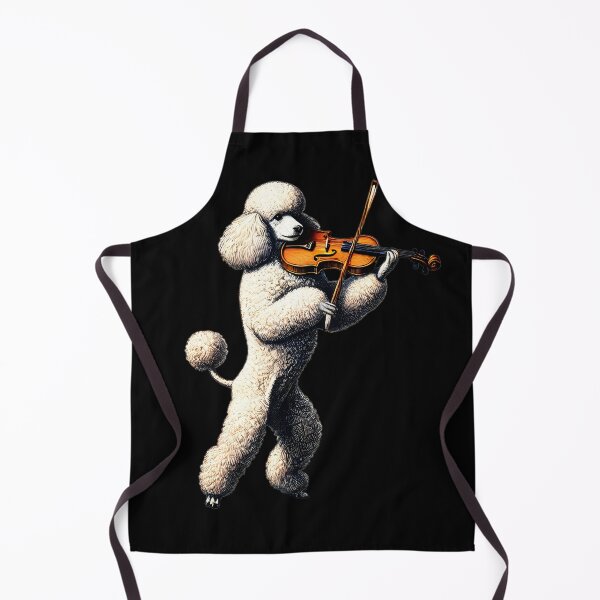 Item preview, Poodle Playing Violin Player Dog Lover designed and sold by Kimberley King Art King Art.