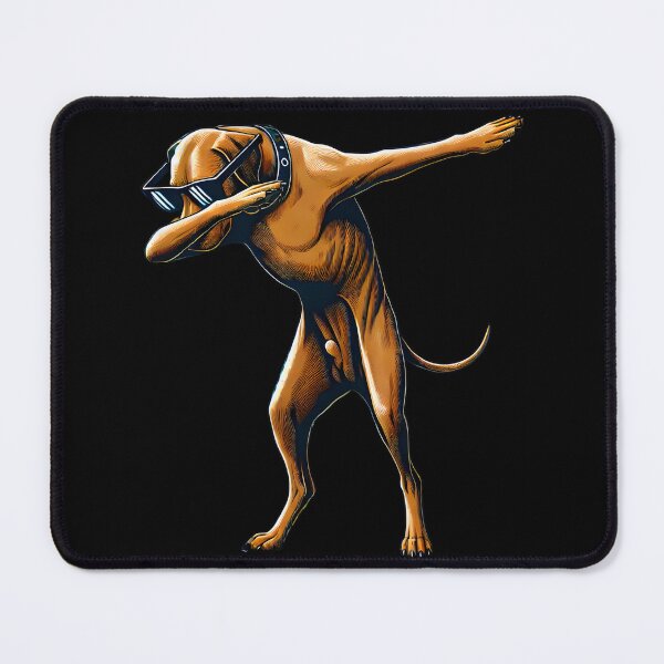 Item preview, Dabbing Rhodesian Ridgeback Dog Lover designed and sold by Kimberley King Art  King Art.