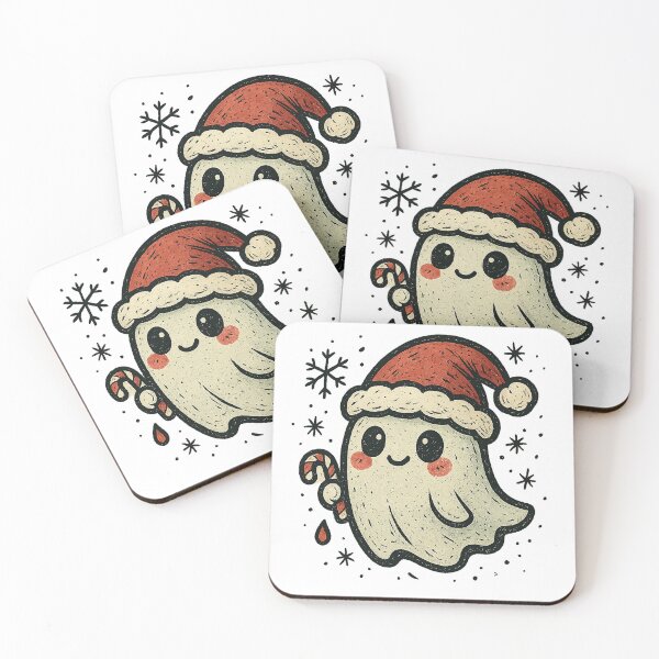 Item preview, Cute Christmas Ghost – Holiday Spooky Design designed and sold by SnapLabDesigns.