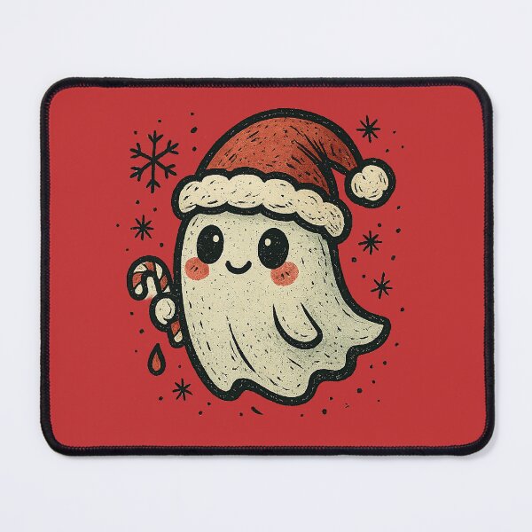 Item preview, Cute Christmas Ghost – Holiday Spooky Design designed and sold by SnapLabDesigns.