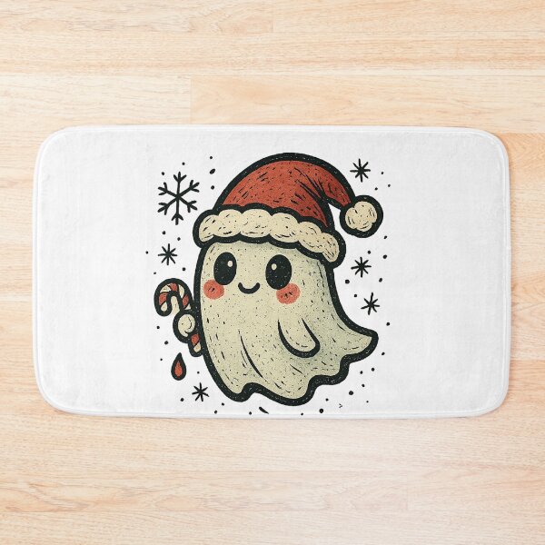 Item preview, Cute Christmas Ghost – Holiday Spooky Design designed and sold by SnapLabDesigns.