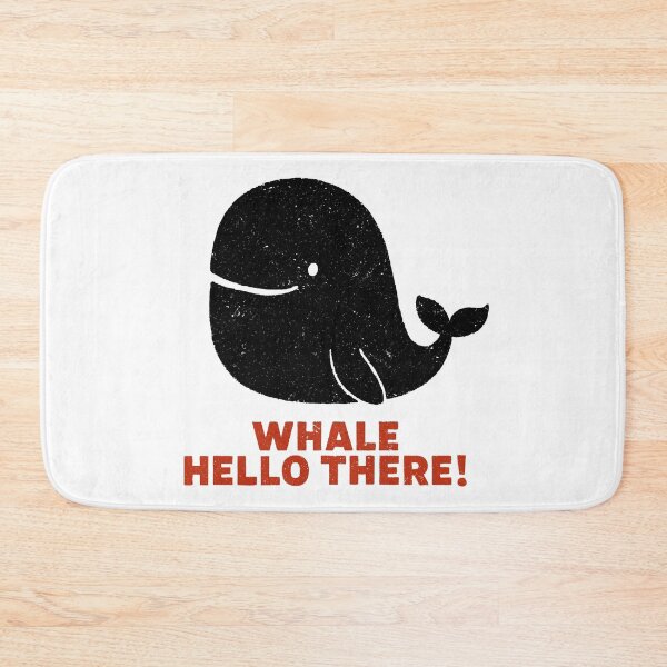 Item preview, Whale Hello There – Funny Whale Pun designed and sold by Dazzlement.