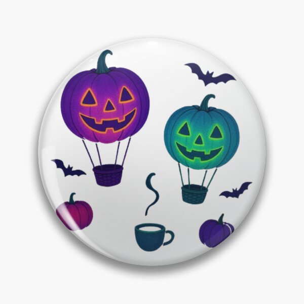 Item preview, Pumpkin Hot Air Balloons designed and sold by kharatsuchita.