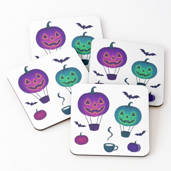 Item preview, Pumpkin Hot Air Balloons designed and sold by kharatsuchita.
