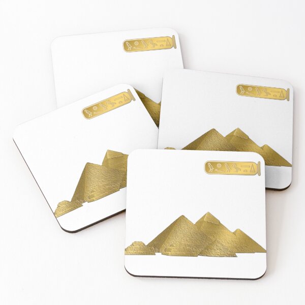 Item preview, Golden Pyramids of Giza – Ancient Egypt Pharaoh Travel Art designed and sold by Ozinro.