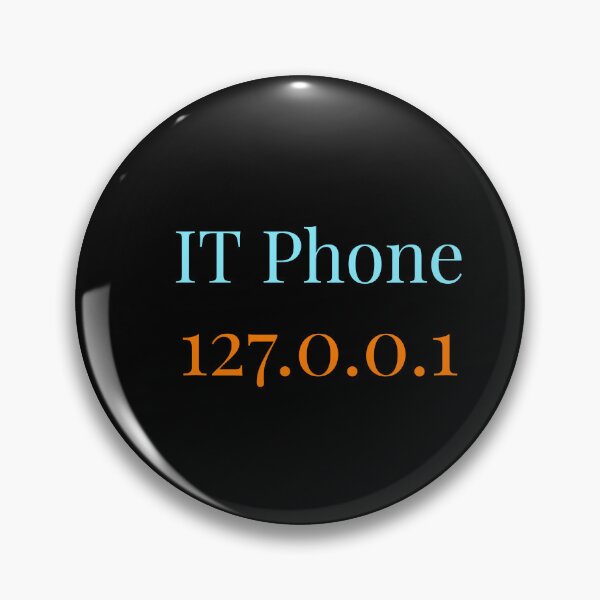 Item preview, IT Phone 127.0.0.1 – Funny Programmer & Tech Geek Design designed and sold by Jho251981.