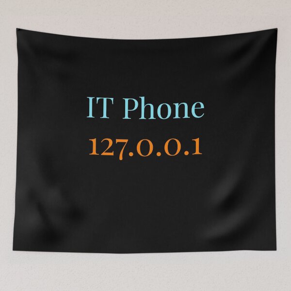 Item preview, IT Phone 127.0.0.1 – Funny Programmer & Tech Geek Design designed and sold by Jho251981.
