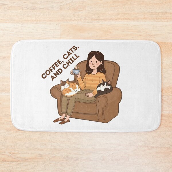 Item preview, Coffee Cats and Chill designed and sold by Merch By Style.