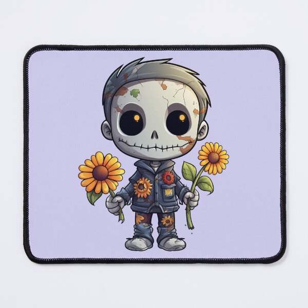 Item preview, Cute Scarecrow Skeleton boy designed and sold by NettiesWallArt.