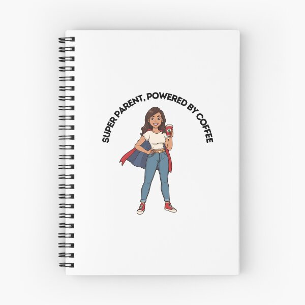 Item preview, Super Mom – Powered by Coffee designed and sold by Merch By Style.