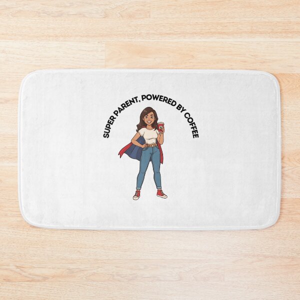 Item preview, Super Mom – Powered by Coffee designed and sold by Merch By Style.