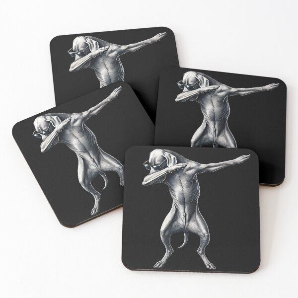 Item preview, Dabbing Weimaraner Dog Lover designed and sold by Kimberley King Art  King Art.