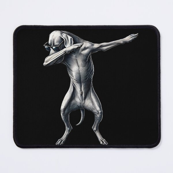 Item preview, Dabbing Weimaraner Dog Lover designed and sold by Kimberley King Art  King Art.