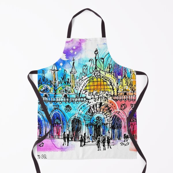 Item preview, Venice. Night Sketch in St Marco Square designed and sold by ErinHillStudio.