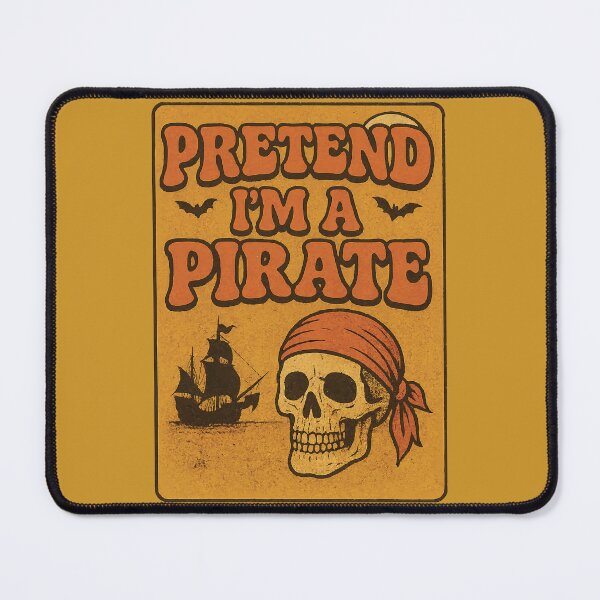 Item preview, Pretend I'm A Pirate Halloween Costume Funny Pirate Design designed and sold by Feline Rockstars.