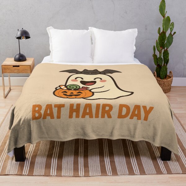 Item preview, Bat Hair Day – Funny Halloween Bat Pun designed and sold by BloomKind.