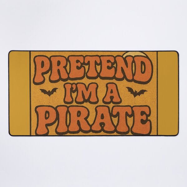 Item preview, Pretend I'm A Pirate Halloween Costume Funny Pirate Design designed and sold by Feline Rockstars.