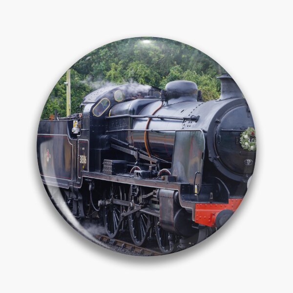 Item preview, Steam Engine at Corfe castle station on the railway line Dorset UK designed and sold by John Gilham - Landscape Photography.