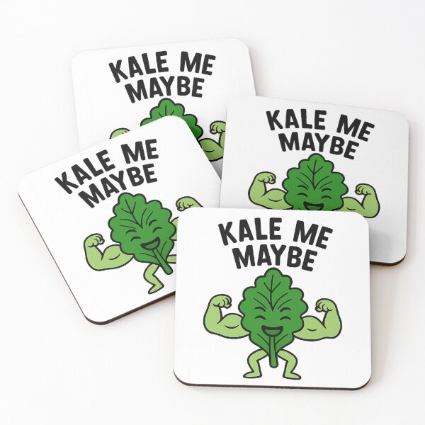 Item preview, Kale Me Maybe – Funny Vegan Gym Meme Design designed and sold by Greek and Vegan.