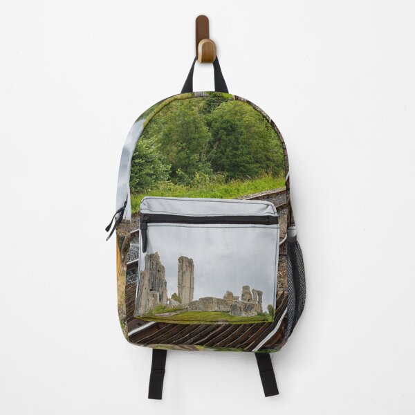Item preview, Corfe Castle and the railway line and signals Dorset UK designed and sold by John Gilham - Landscape Photography.