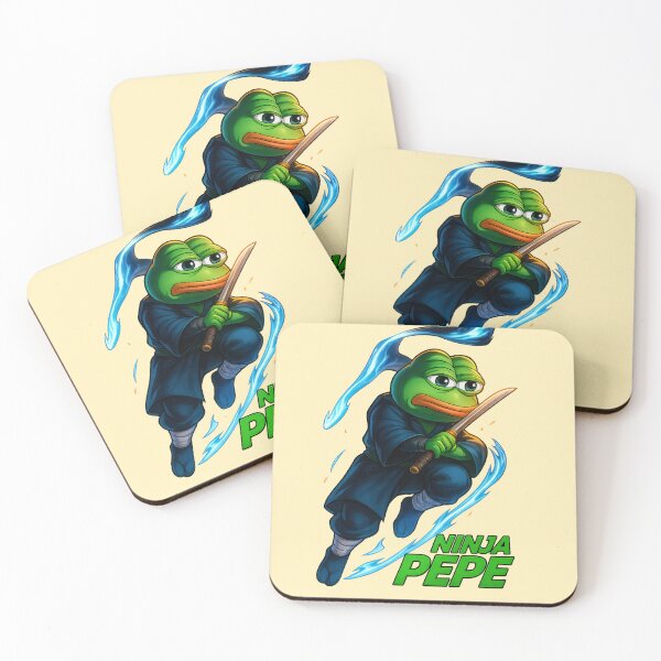 Item preview, Ninja Pepe – Guardian of the Shadows designed and sold by Ar Limited Drops.