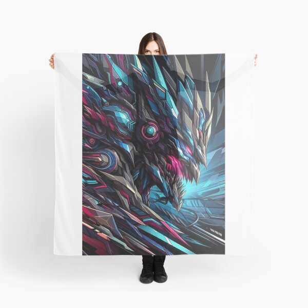 Item preview, Dragon Cyberpunk Neon Art - Futuristic designed and sold by Lyvion design.