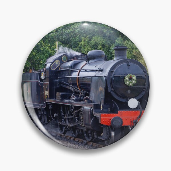 Item preview, Steam Engine at Corfe castle station on the railway line Dorset UK designed and sold by John Gilham - Landscape Photography.