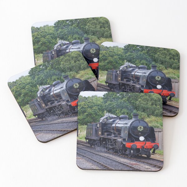 Item preview, Steam Engine at Corfe castle station on the railway line Dorset UK designed and sold by John Gilham - Landscape Photography.