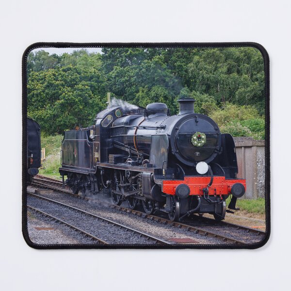 Item preview, Steam Engine at Corfe castle station on the railway line Dorset UK designed and sold by John Gilham - Landscape Photography.