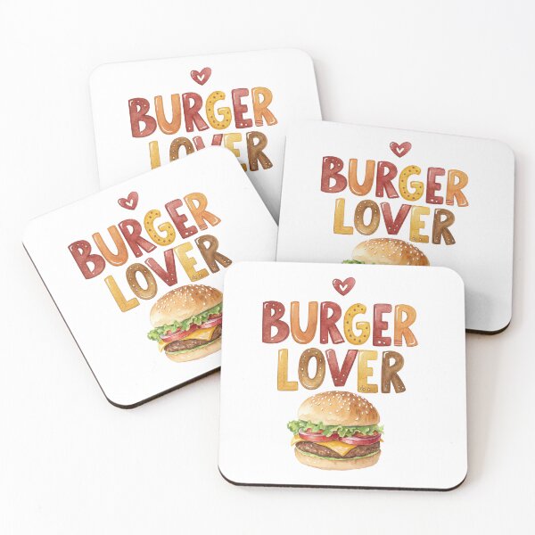 Item preview, Burger Lover Watercolor Typography Art designed and sold by Pani-Malyuvalka.