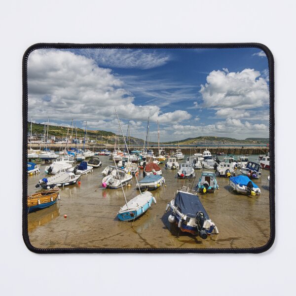 Item preview, Boats in Lyme Regis Harbour Dorset England UK designed and sold by John Gilham - Landscape Photography.