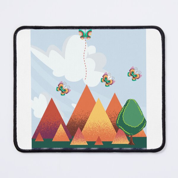 Item preview, Whimsical Peaks: A Butterfly Mountain Escape designed and sold by BLITZNBLING.