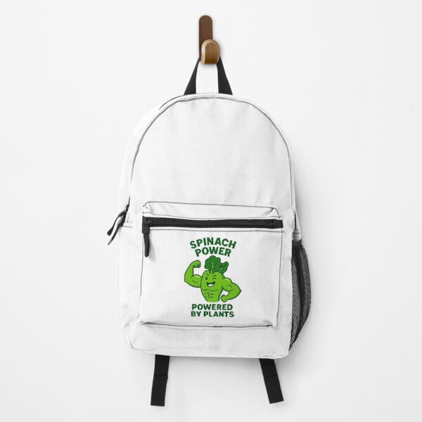 Item preview, Spinach Power – Powered by Plants – Funny Vegan Gym Meme designed and sold by Greek and Vegan.