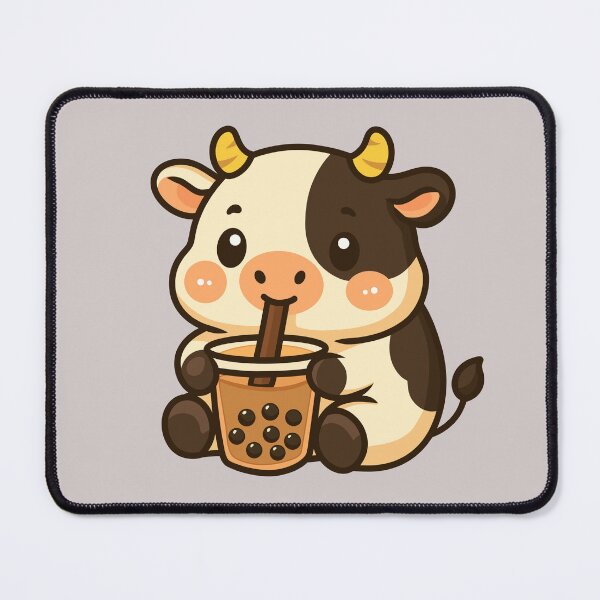Item preview, Cow with Bubble Tea designed and sold by Delidream.