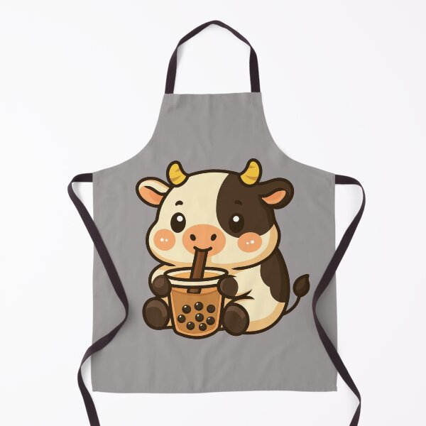 Item preview, Cow with Bubble Tea designed and sold by Delidream.