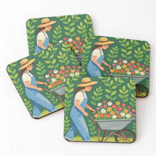 Item preview, Gardener and wheelbarrow designed and sold by Ponted.
