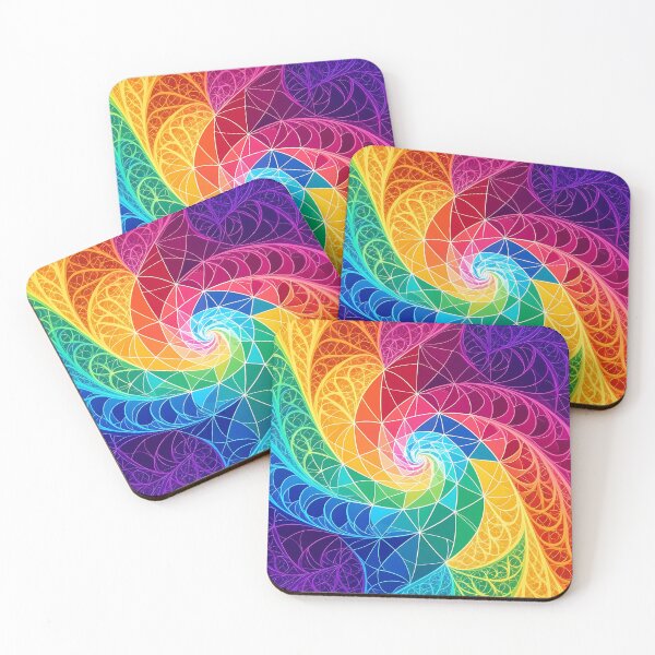 Item preview, Circles Fractals Rainbow Spiral Textures (image size 6656x9984) designed and sold by Digital-Davinci.