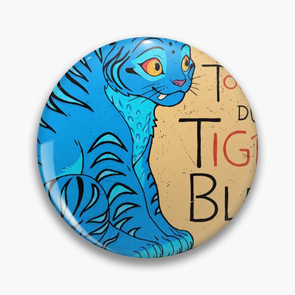 Item preview, Tournee du tigre bleu - kpop derpy tiger designed and sold by LgndryPhoenix.
