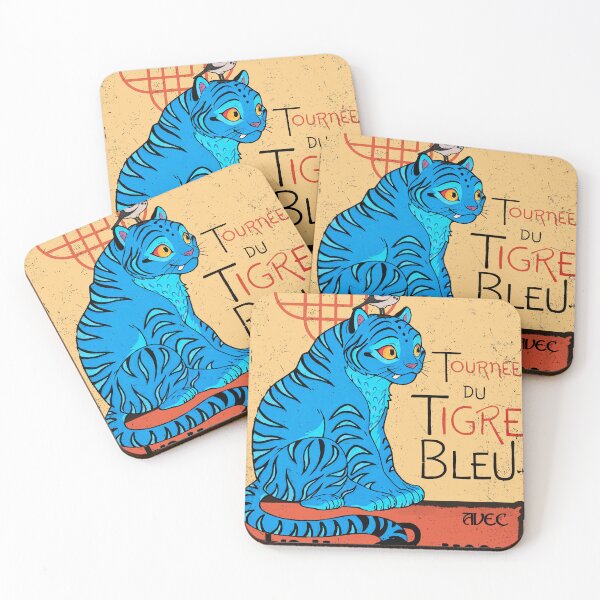 Item preview, Tournee du tigre bleu - kpop derpy tiger designed and sold by LgndryPhoenix.