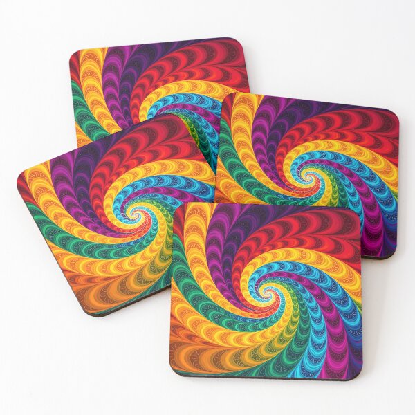 Item preview, Feathers Fractals Rainbow Spiral Textures (image size 6656x9984) designed and sold by Digital-Davinci.