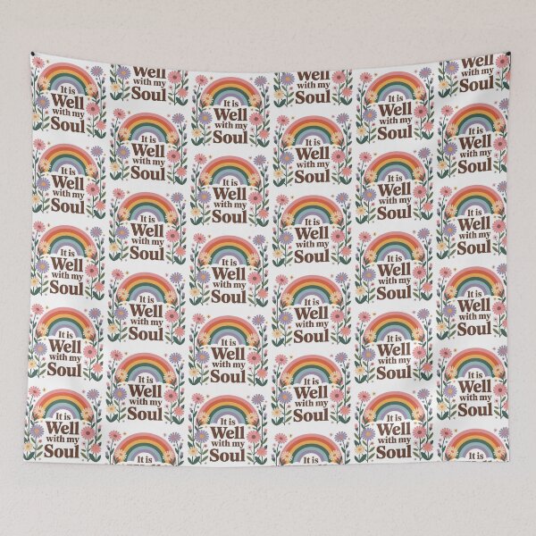 Item preview, It Is Well With My Soul Lyrics designed and sold by graphic-genie.