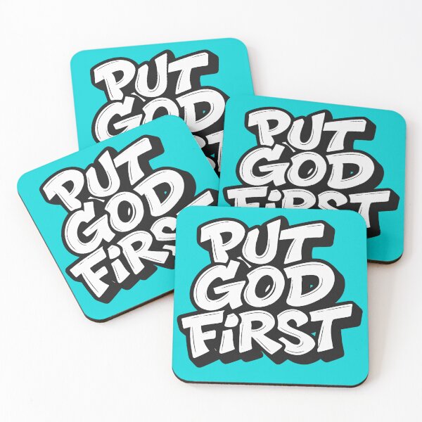 Item preview, Put God First | Christian Faith Design, Motivational Streetwear & Accessories designed and sold by WordOfLamb.