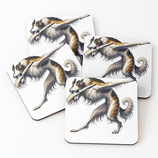 Item preview, Dabbing Borzoi Dog Lover designed and sold by Kimberley King Art  King Art.