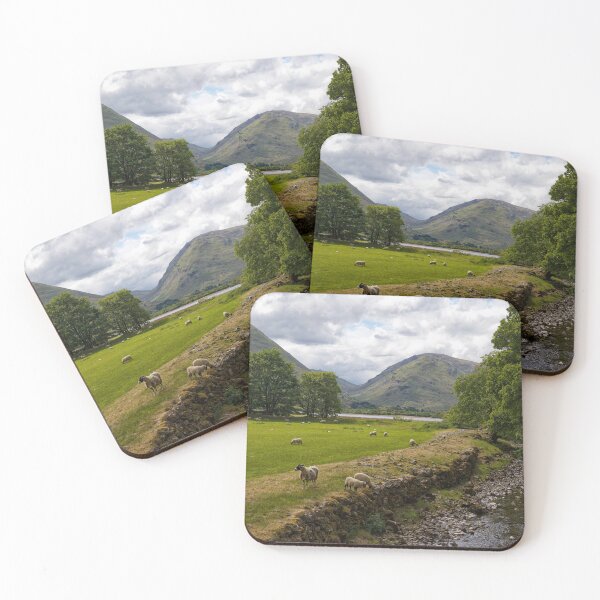 Item preview, Sheep grazing beside a stream in The Lake District of Cumbria England UK designed and sold by John Gilham - Landscape Photography.