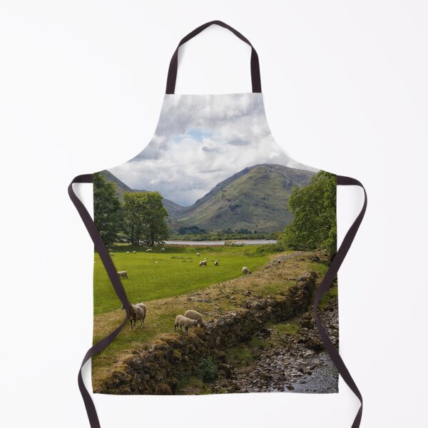 Item preview, Sheep grazing beside a stream in The Lake District of Cumbria England UK designed and sold by John Gilham - Landscape Photography.