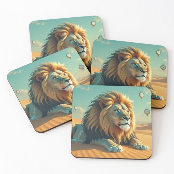 Item preview, Surrealist 'Melting' Lion designed and sold by xArchGoDx.