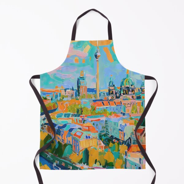 Item preview, Berlin Skyline – Matisse-Inspired Colorful Art designed and sold by ArtHouseNiklas.