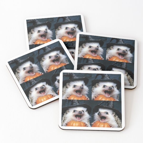 Item preview, Spooky Hedgehog in Witches Hat – Adorable Halloween Photobooth designed and sold by RockFireMerch.