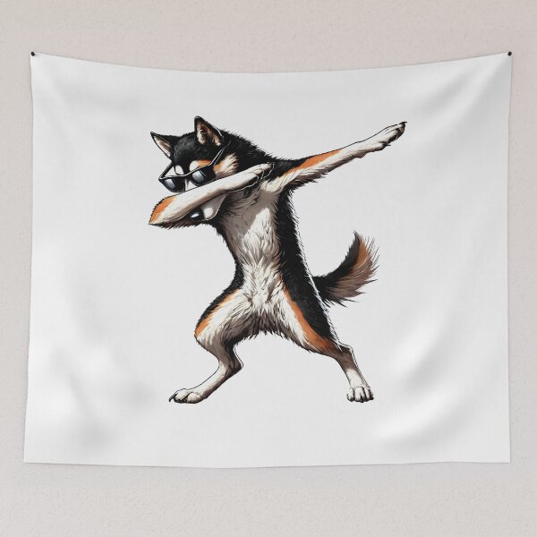Artikelvorschau, Dabbing Canaan Dog Lover entworfen und verkauft von Kimberley King Art  King Art.